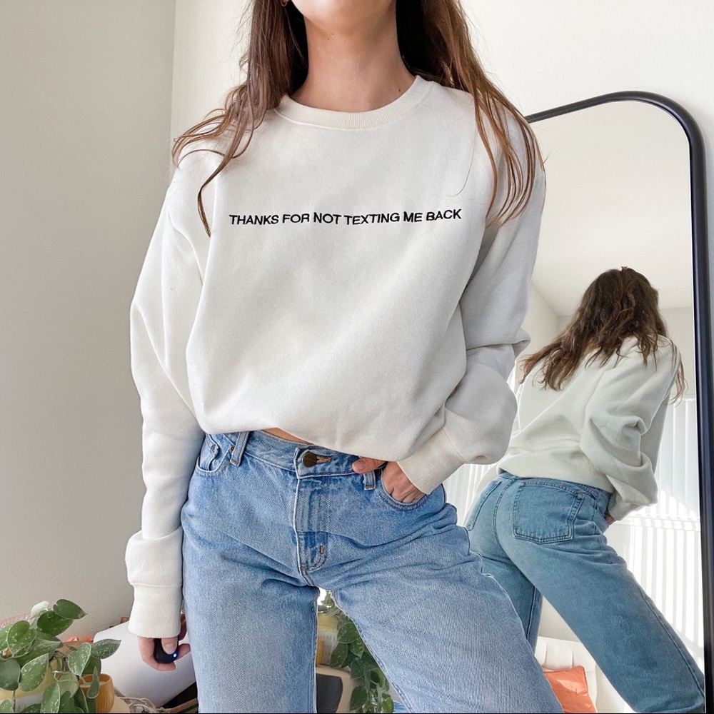Graphic Crew Neck Sweatshirt